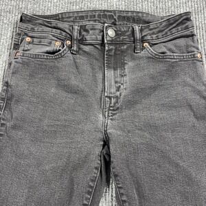 American Eagle Airflex+ Jeans Mens 30x32 Black Slim Fit‎ Denim Pants